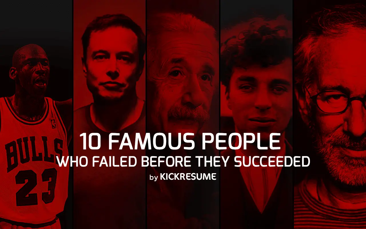 10 Famous  People Who Failed  Before They Succeeded