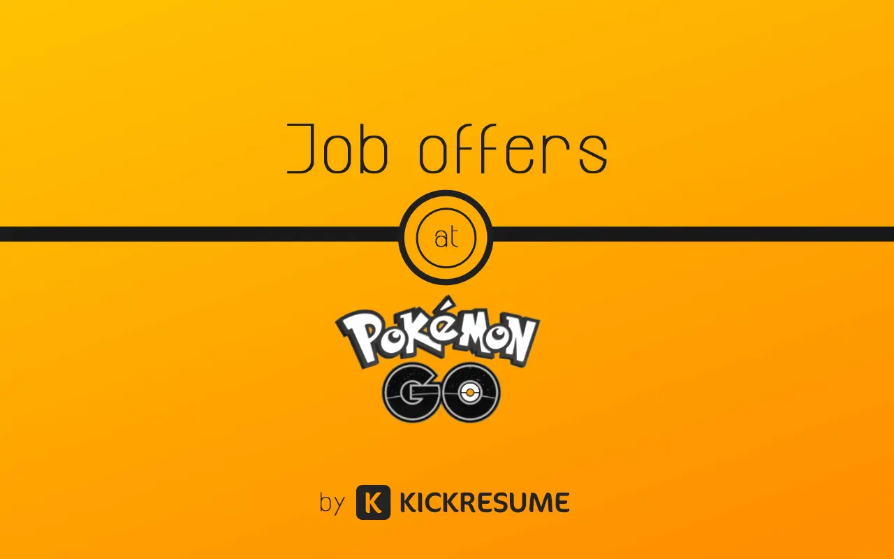 Love Pokemon Go? Check These 25 Job Openings and Get Your Dream Job