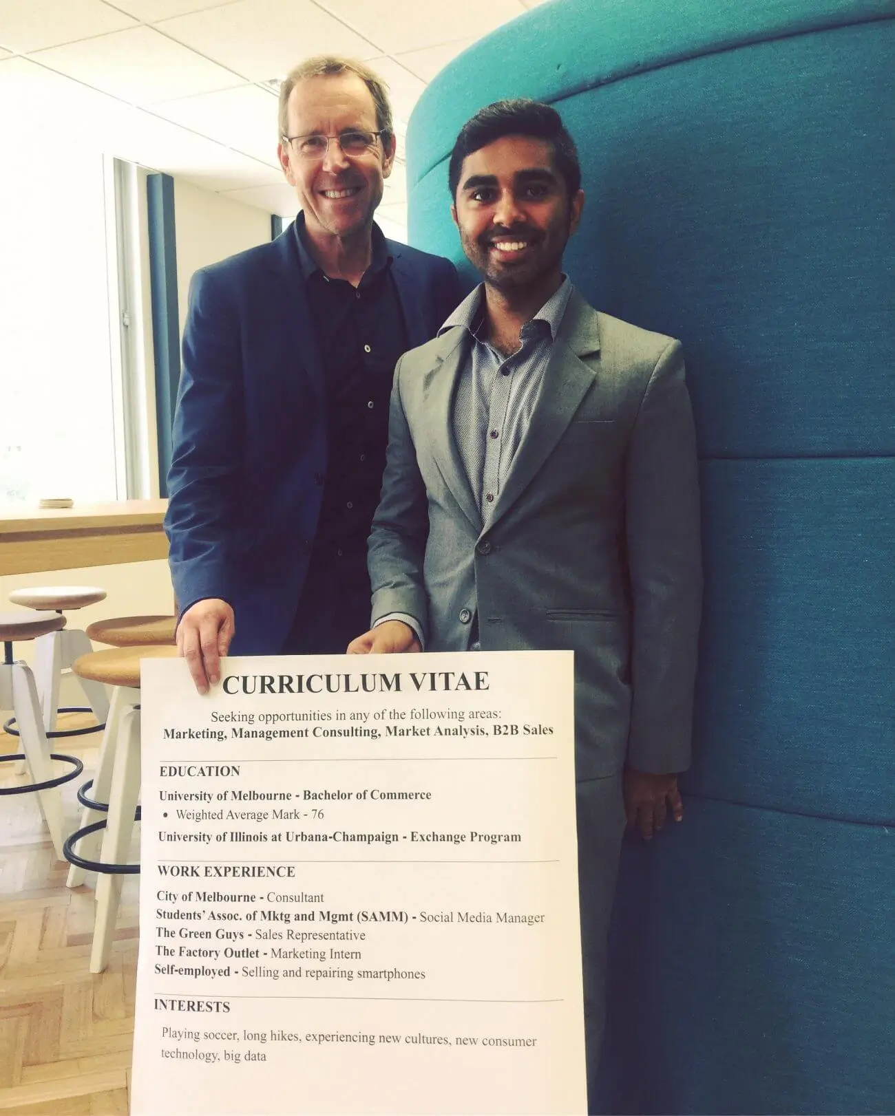 world's biggest resume