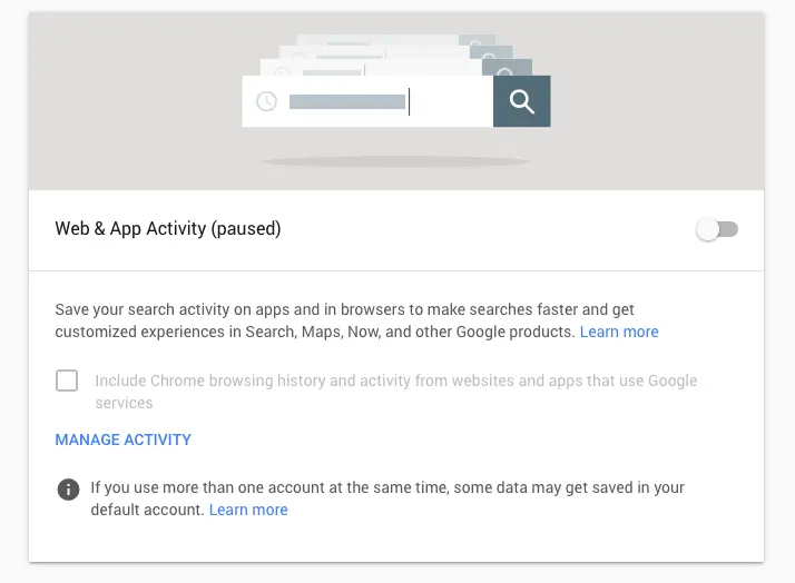 search history at google job interview