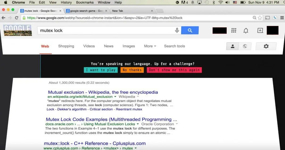 search history at google job interview