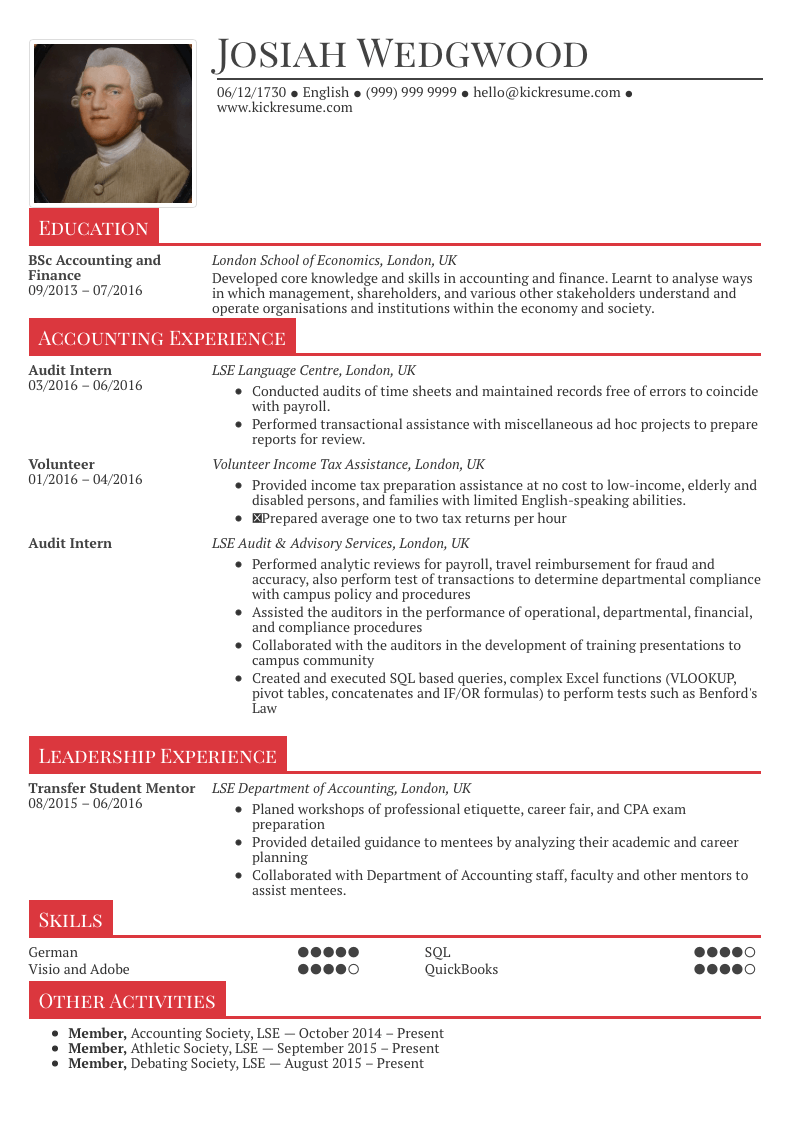 free-cv-template-for-accountant-printable-templates