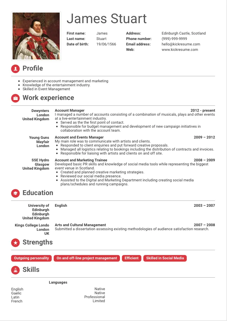 10 Account Manager Resume Samples That Ll Land You The Perfect Job