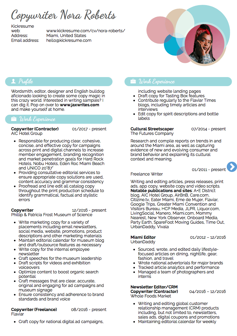 Creative Marketing Cv Examples - The Power of Advertisement