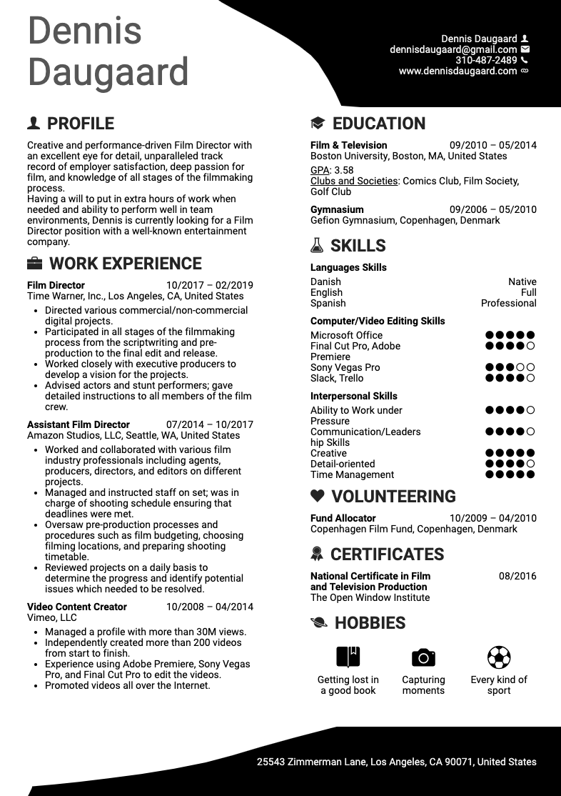 10-art-resume-samples-score-an-art-job-that-pays-the-bills