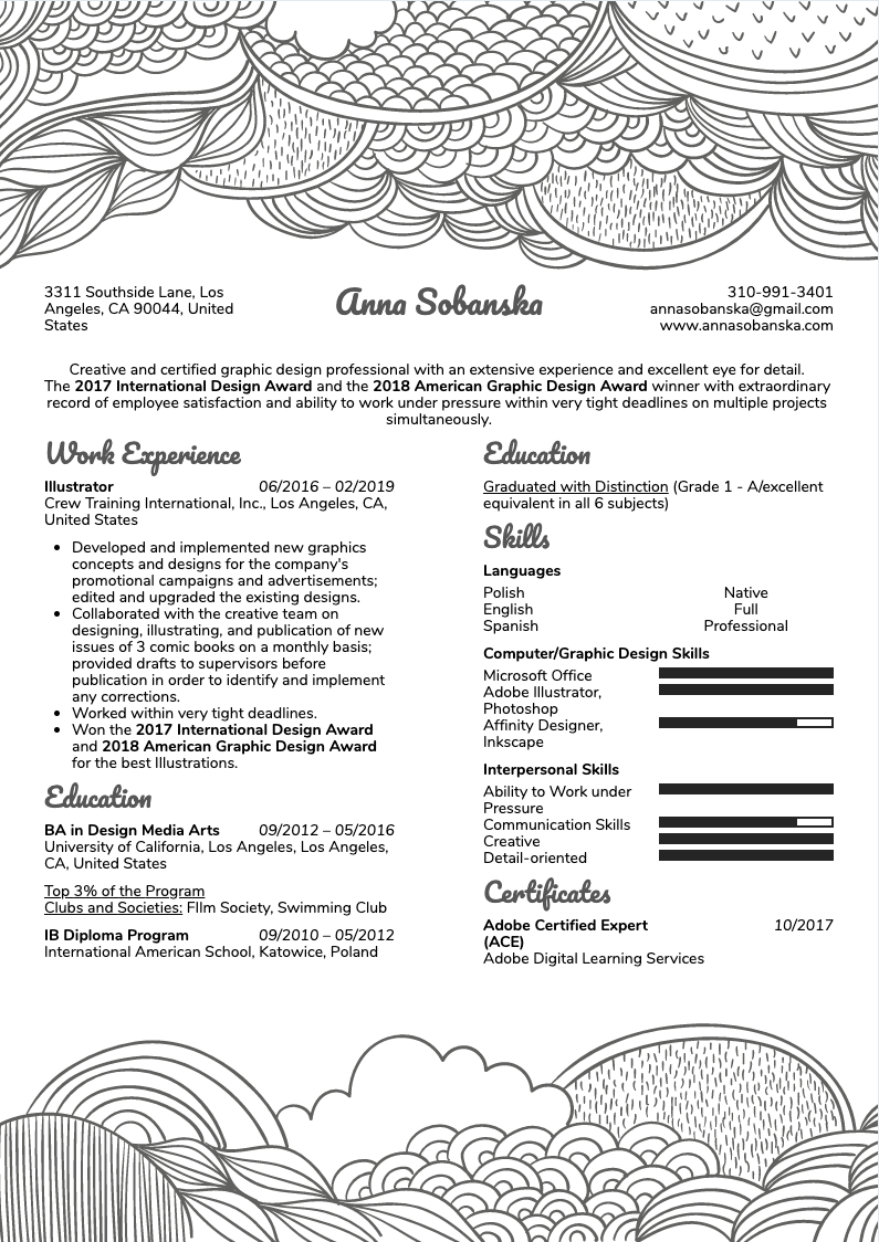 10 Art Resume Samples: Score an Art Job That Pays the Bills