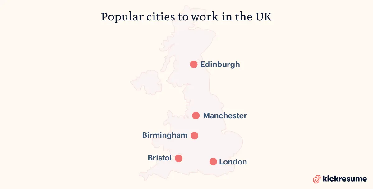popular cities to work in uk