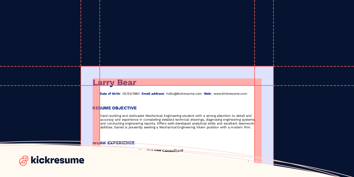Resume Margins How to Get Them Right [+Resume Format Templates]