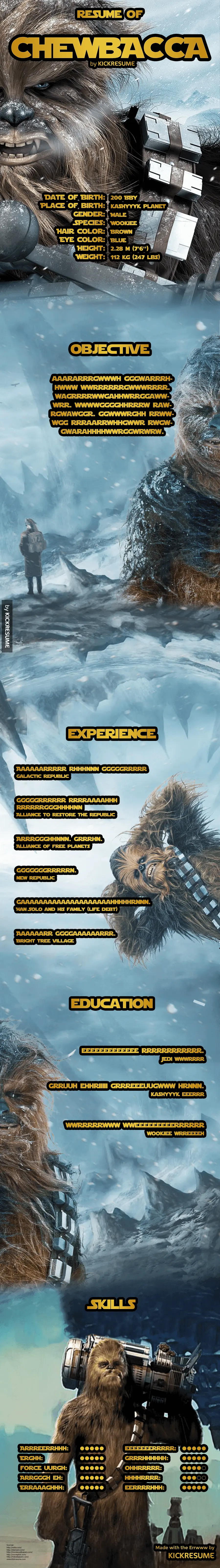 Chewbacca-resume