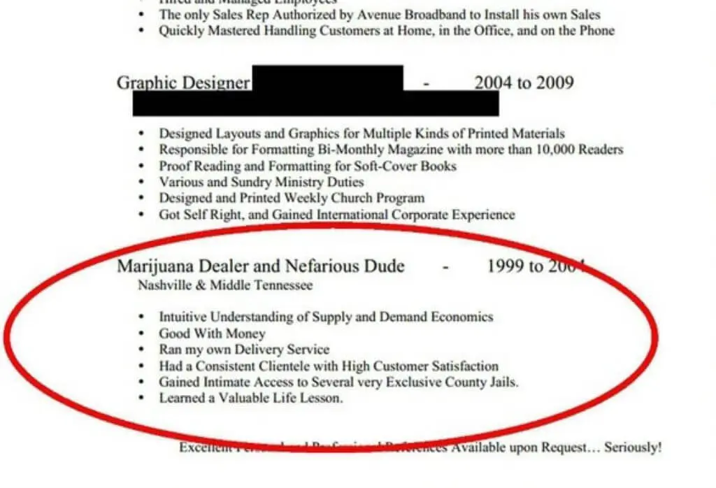 worst resumes ever