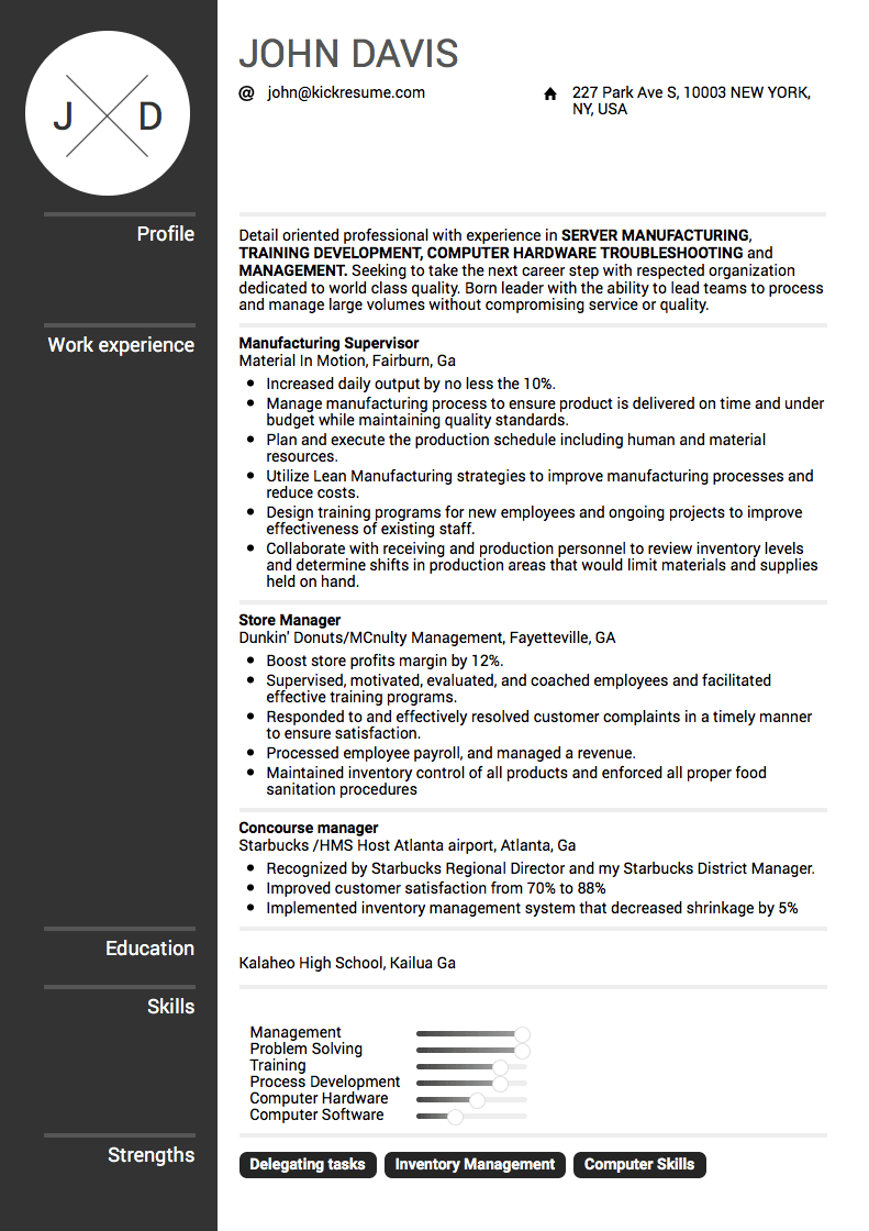 who can help me with a resume