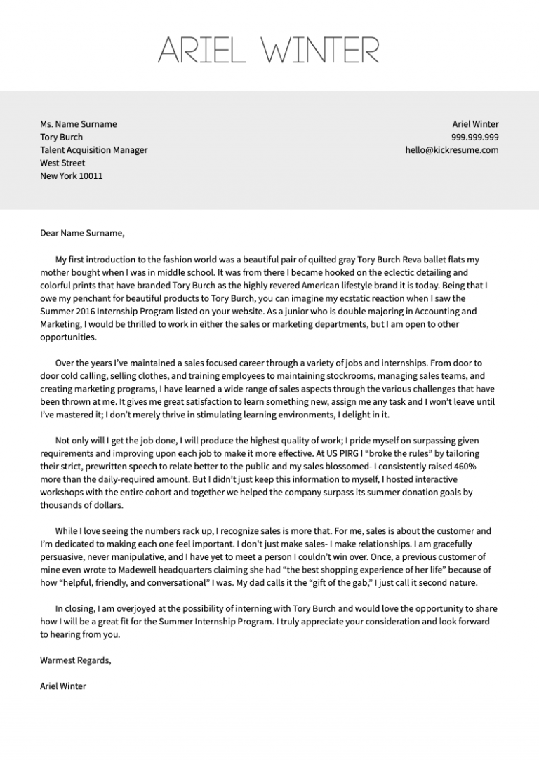 10 Cover Letter Samples by People Who Got Hired at Volvo, TMobile or