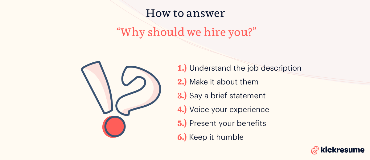 How to answer why should we hire you 