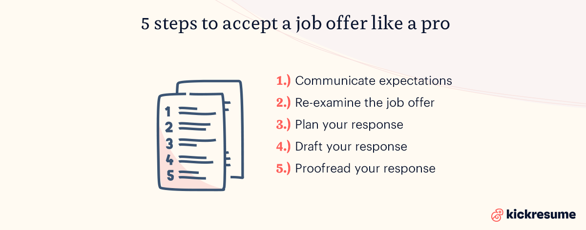 5 steps to accept a job offer like a pro 