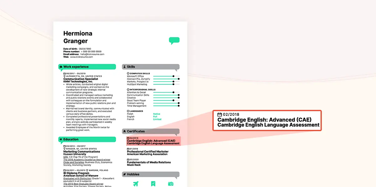 resume-example-language-proficiency-how-to-indicate-language