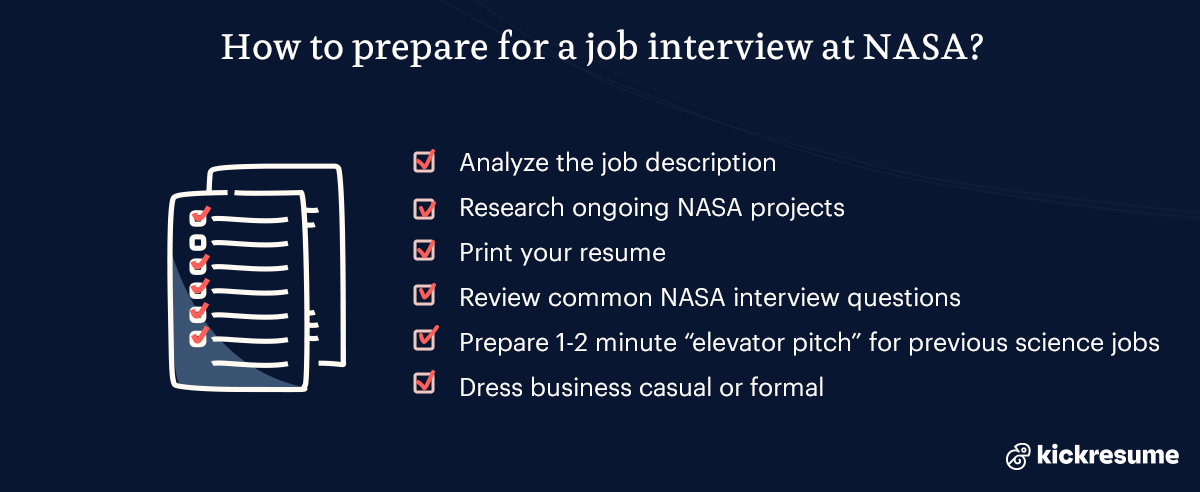6 tips to prepare for a job interview at nasa 