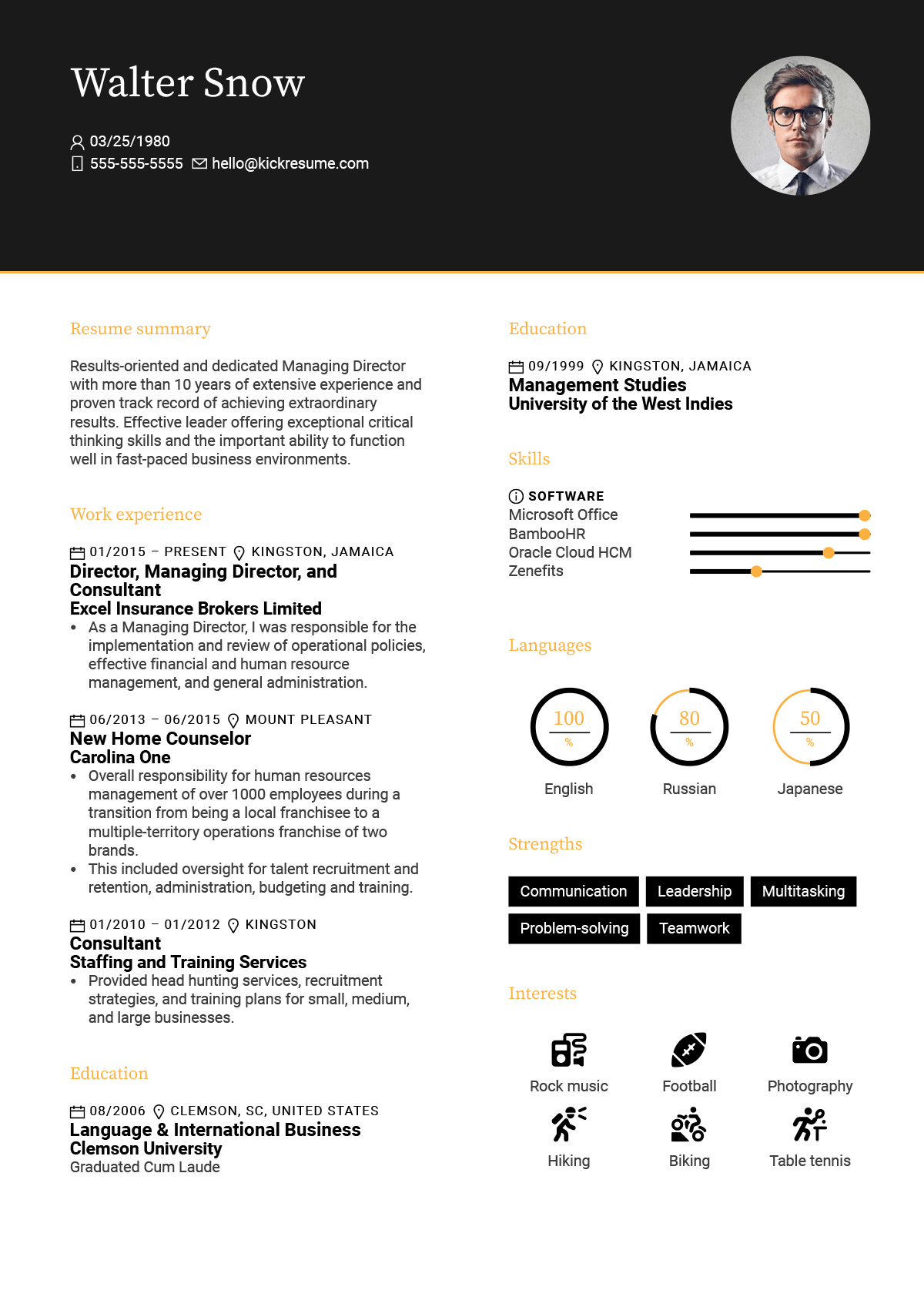 best resume template for 2022