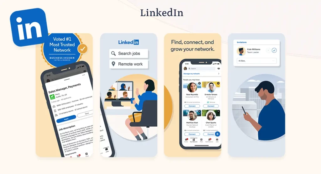 LinkedIn job search app