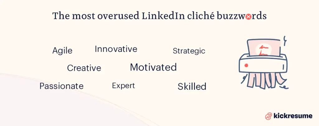 LinkedIn summary examples buzzwords