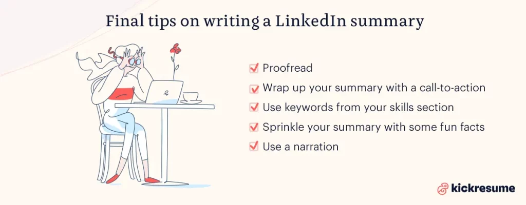 LinkedIn summary examples 