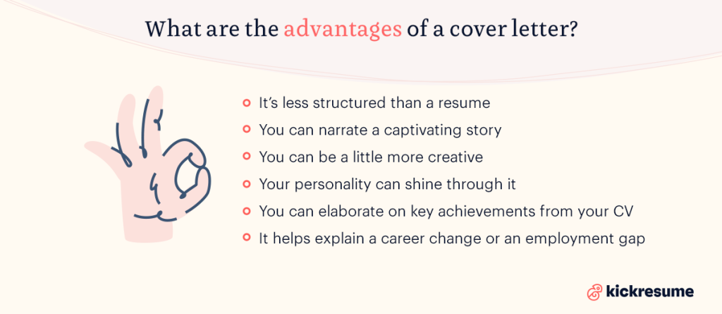 cover letter advantages