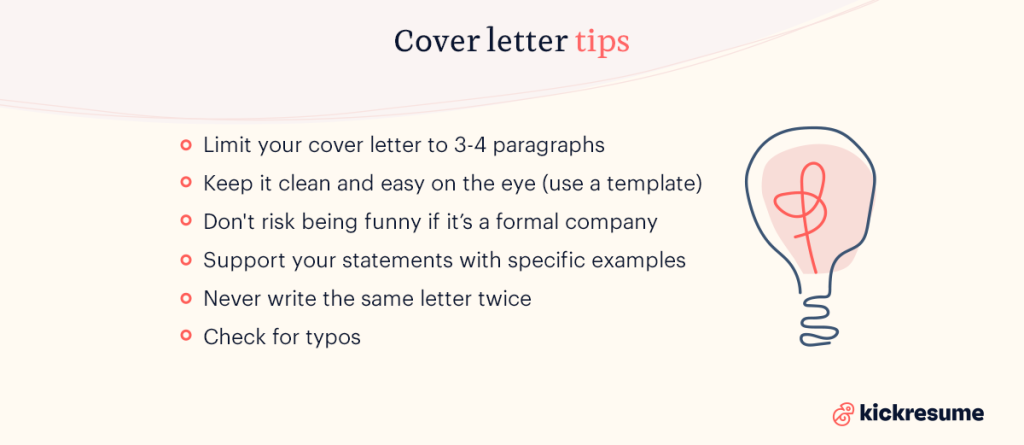 cover letter tips