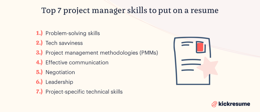 Project Manager Skills Boss Up Your Resume With 7 Key Skills 9890