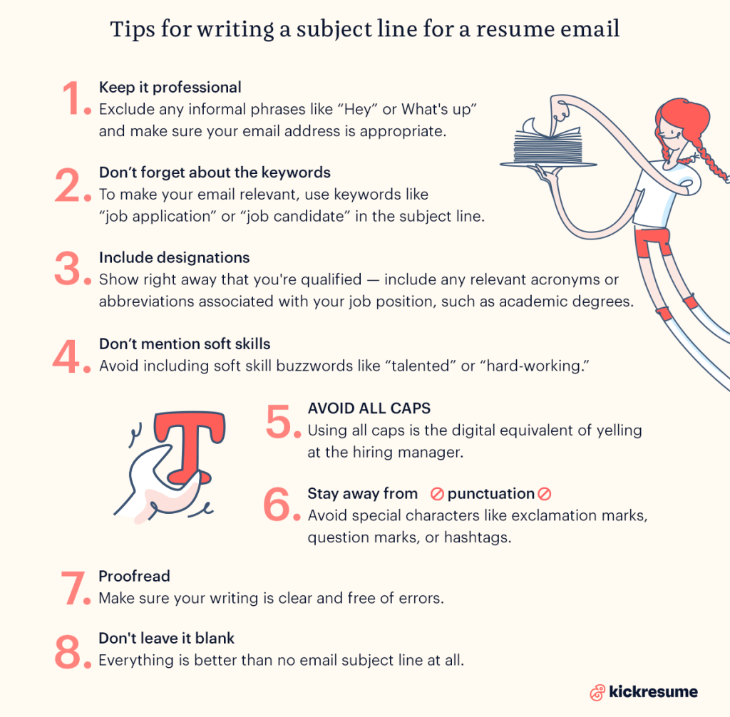 Subject Line for Resume Email Craft It With These Formats & Tips