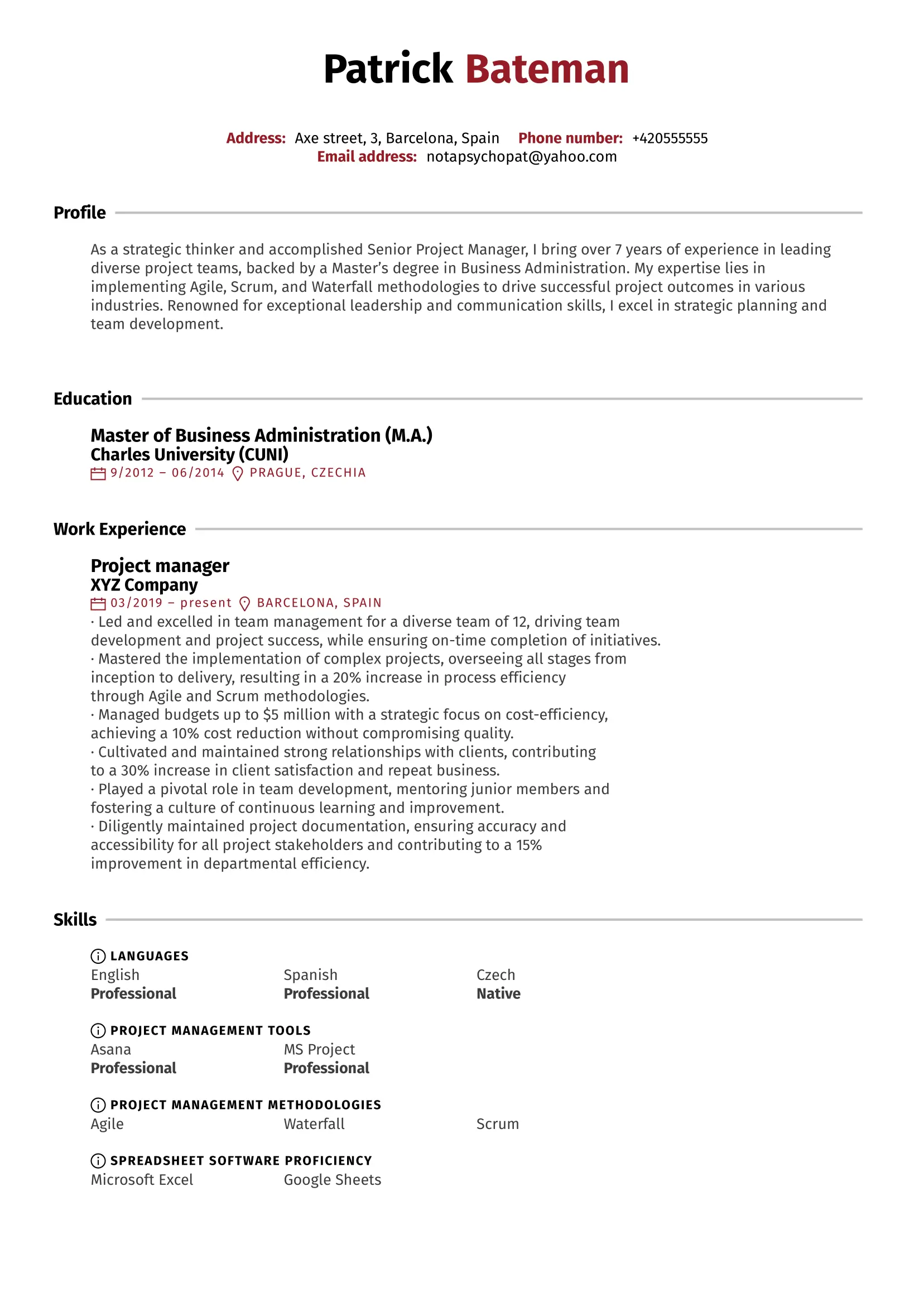 ATS Friendly Resume What Is It - ATS Friendly Resume Template Reed 1 