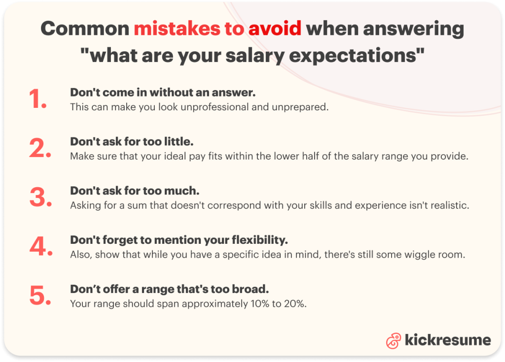 How to Answer “What Are Your Salary Expectations?” (4 Examples)