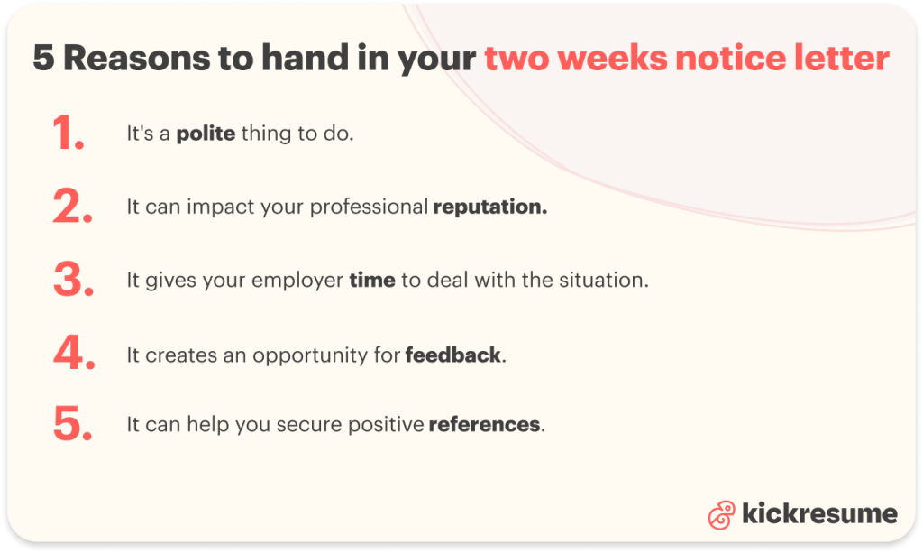 How To Write A 2 Week Notice Letter (+4 Free Templates)