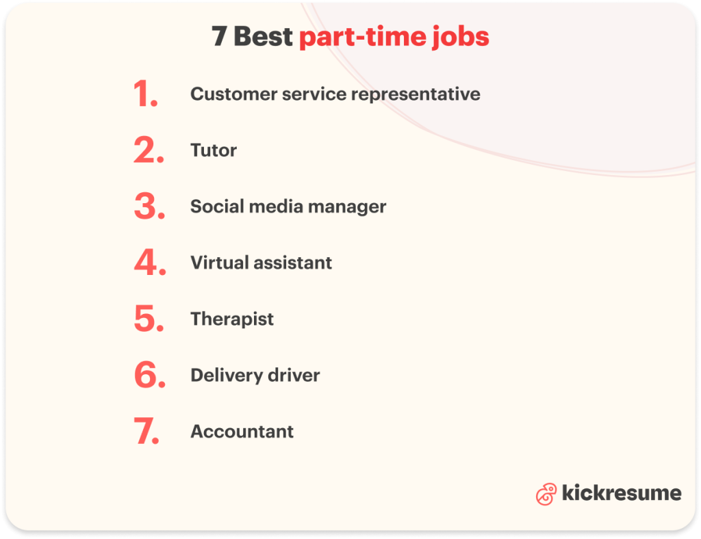 7 best part-time jobs